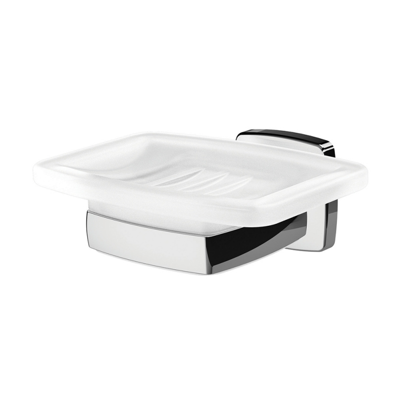 Мыльница AM.PM Gem A9034200 хром, матовое стекло