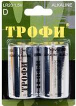 Батарейка LR20-2BL D Трофи