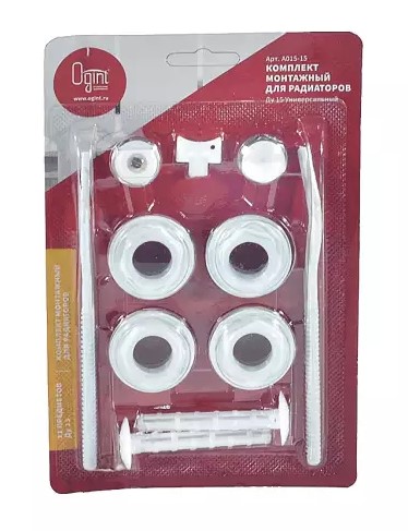 Комплект 1"х3/4" с 2 кронш. для подключения радиаторов универсальный Ogint