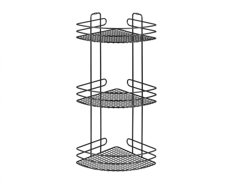 Полка настенная угловая ЧМЗ 501-006-13 черная