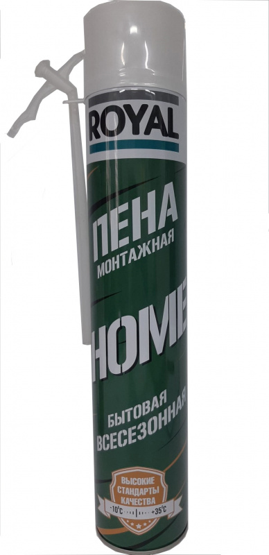 Пена бытовая ROYAL HOME всесезонная 750 мл. выход 35 л.