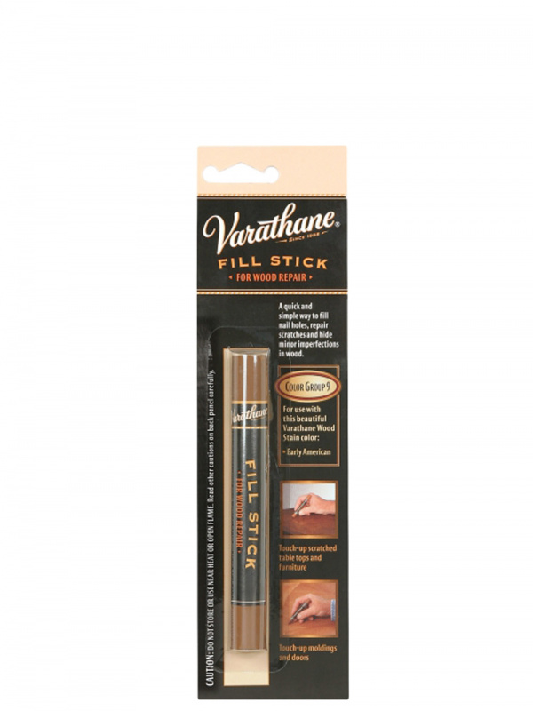 Карандаш заполняющий восковый Varathane Fill Stick №9 ранняя Америка 16 г.
