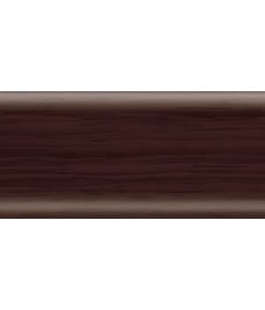 Плинтус напольный ПВХ с кабель-каналом Рико Лео 176 Венге