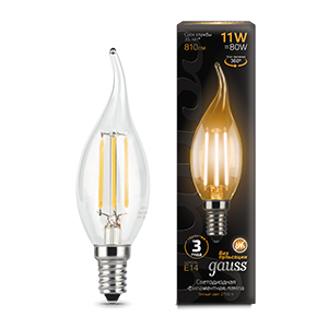 Лампа F-LED BXS35 11W 2700K E14 Gauss