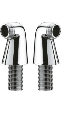 Комплект переходников Lemark LM8556CR для установки смесителя на борт ванны, латунь