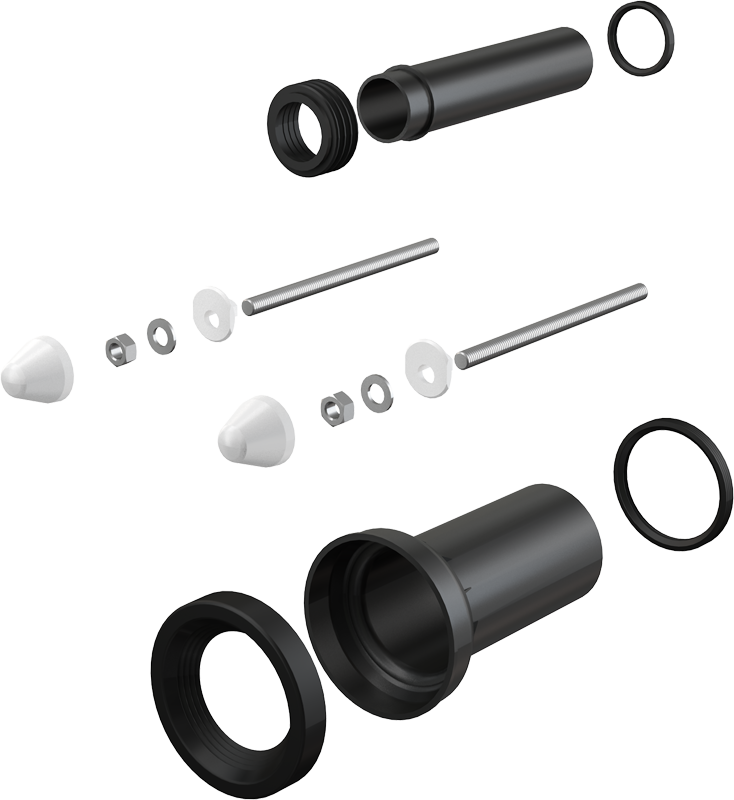 Комплект труб для подключения унитаза к инсталляции AlcaPlast M900