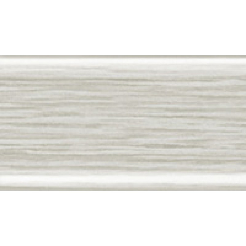 Плинтус напольный ПВХ с кабель-каналом Рико Лео 112 Ясень серый