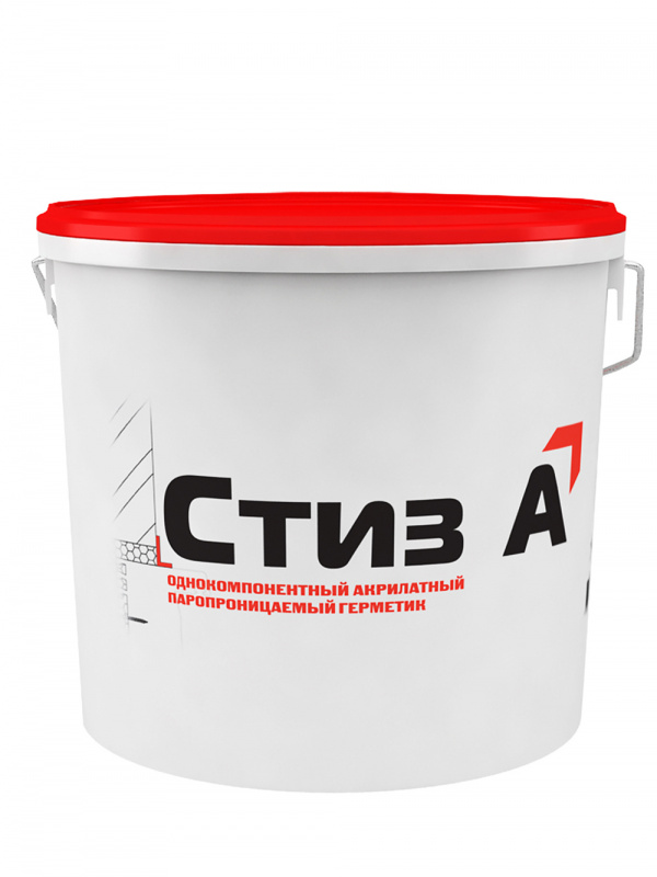 Герметик акрилатный паропроницаемый Сази Стиз А 7 кг.