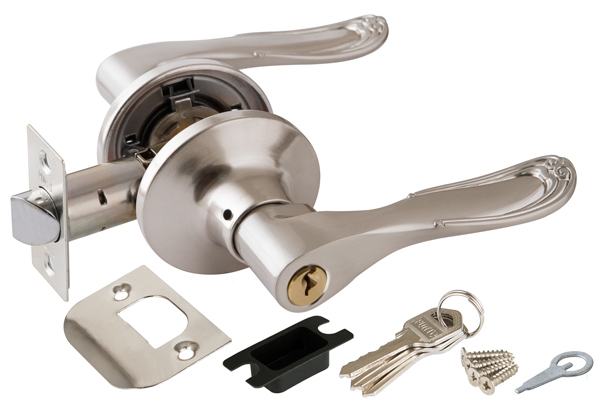 Ручка защелка 6030 SN-E (мат. никель) кл/фик.