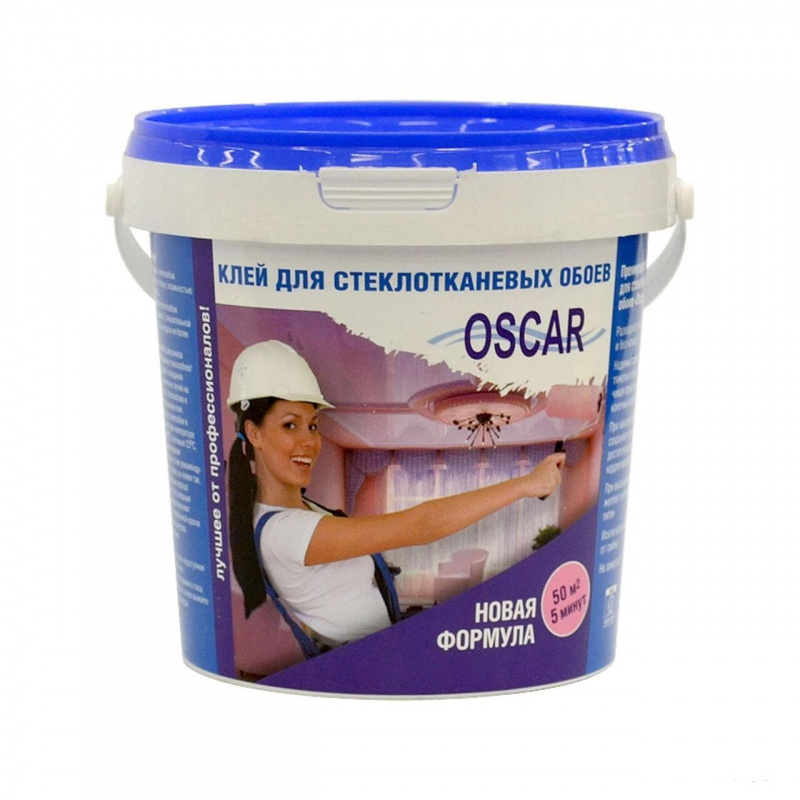 Клей обойный для стеклообоев сухой Oscar 400 г.