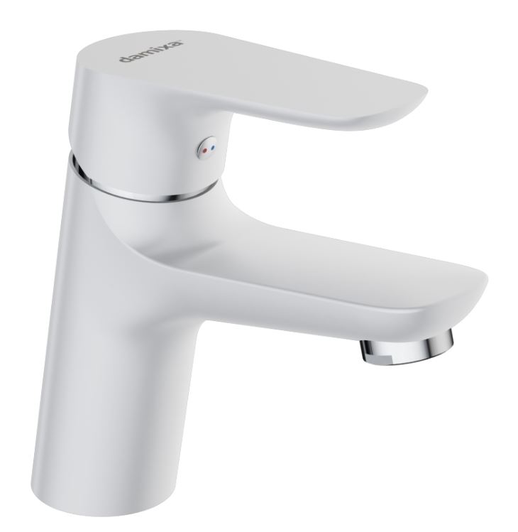 Смеситель для раковины Damixa (Red Blu) Origin Bit 770210200 белый