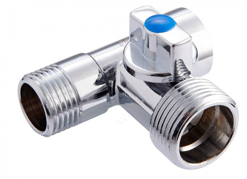 Кран сантех. 1/2" х 3/4" х 1/2" AQUASFERA 