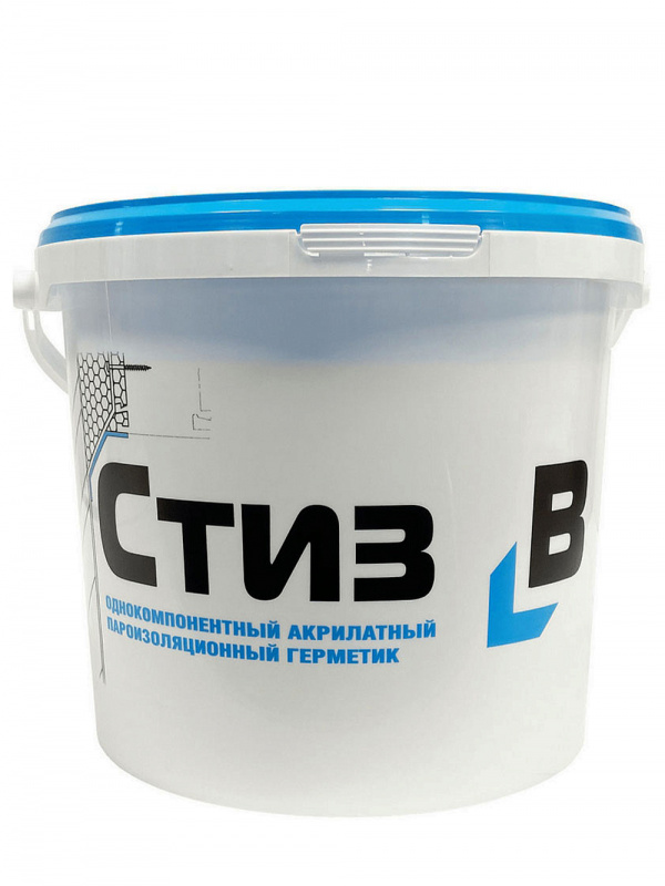 Герметик акрилатный паропроницаемый Сази Стиз В белый 3 кг.