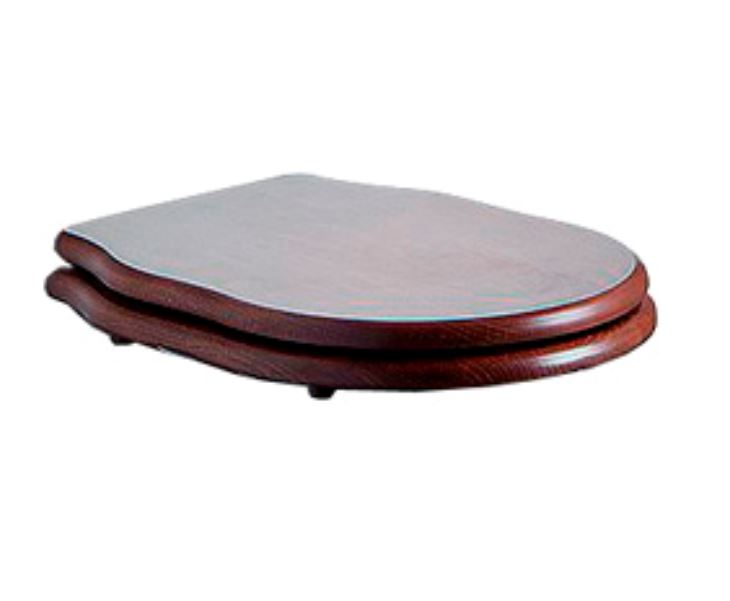 Крышка-сиденье для унитаза Belbagno Boheme BB115SCW-BRN, дерево орех, петли бронза