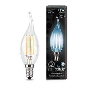 Лампа F-LED BXS35 11W 4100K E14 Gauss