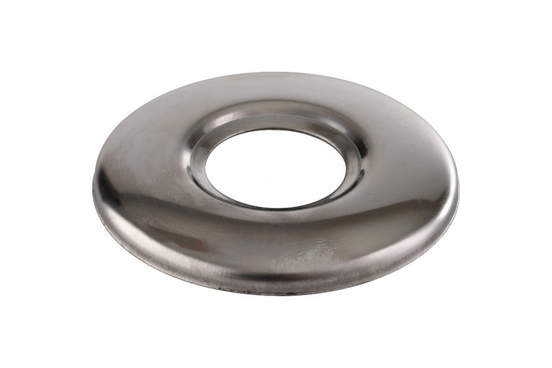 Одинарная декоративная латунная хромированная чашка 1/2  Itap