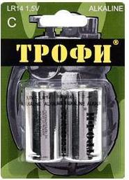 Батарейка LR14-2BL C Трофи