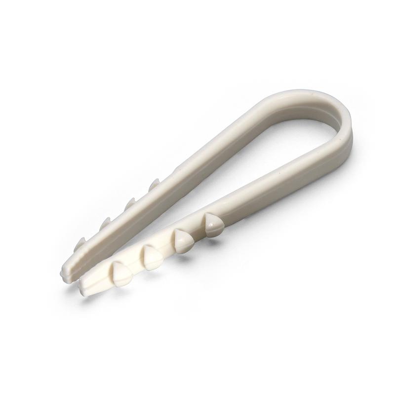 Дюбель-хомут 5-10мм 100шт белый