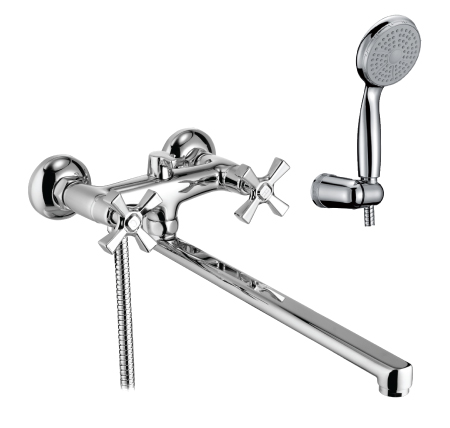 Смеситель универсальный с длинным изливом Lemark Benefit LM2512C хром