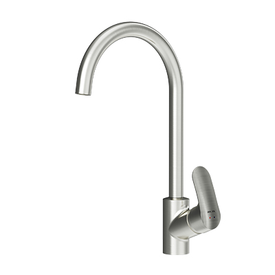 Смеситель для кухни AM.PM Like F8007711 с подключением к фильтру для воды, сатин