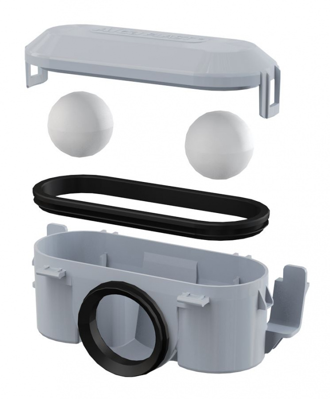 Гидрозатвор для пластикового водоотводящего желоба Alcaplast P065-ND