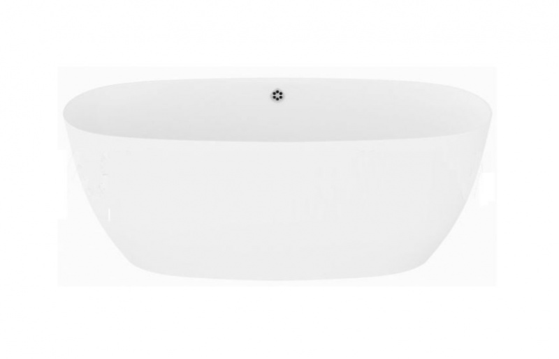 Ванна из искусственного камня Astra-Form Атрия 170х75 белая, отдельностоящая