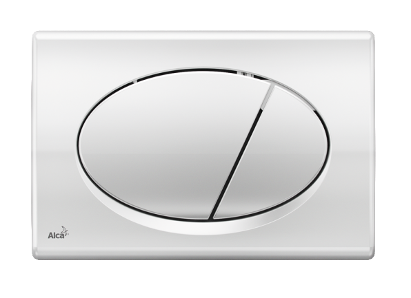 Клавиша смыва для инсталляции AlcaPlast M71 глянцевый хром
