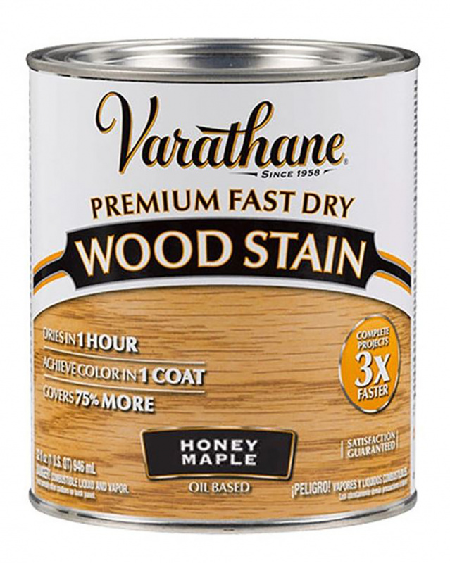 Масло тонирующее быстросохнущее Varathane Fast Dry Wood Stain медовый клен 0,946 л.