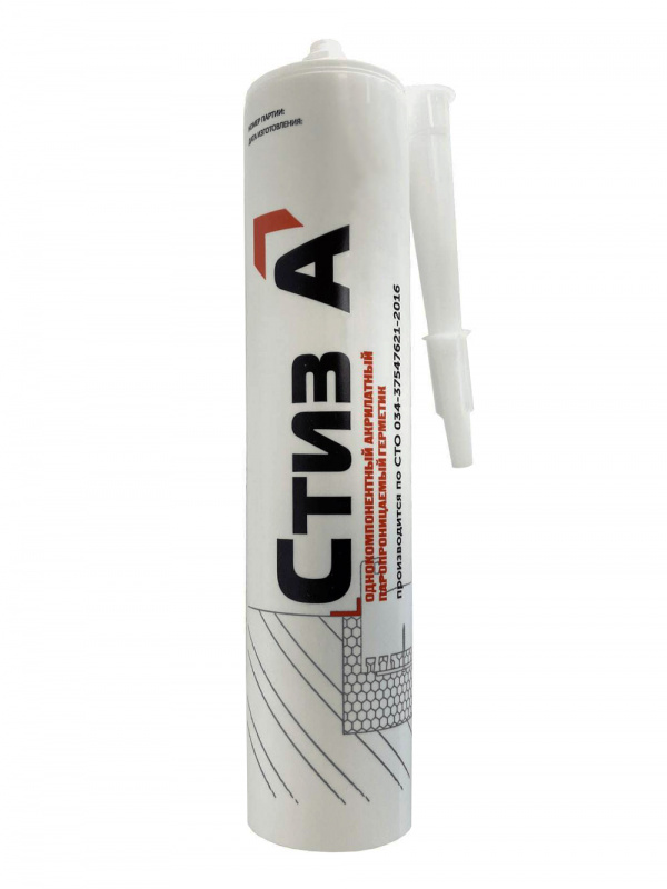 Герметик акрилатный паропроницаемый Сази Стиз А 310 мл.