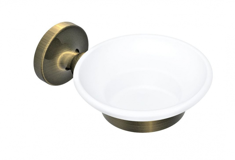 Мыльница Rush Crete CR35411 стекло, бронза
