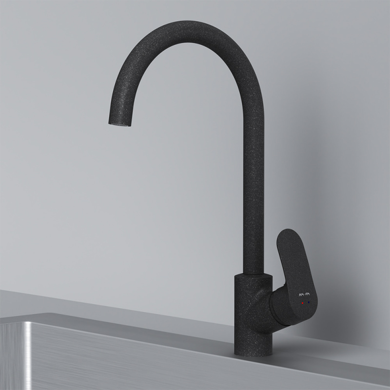 Смеситель для кухни AM.PM Like F8007122 черный камень