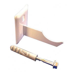 Кронштейн накладной белый (дюбель 80 мм) Bilux