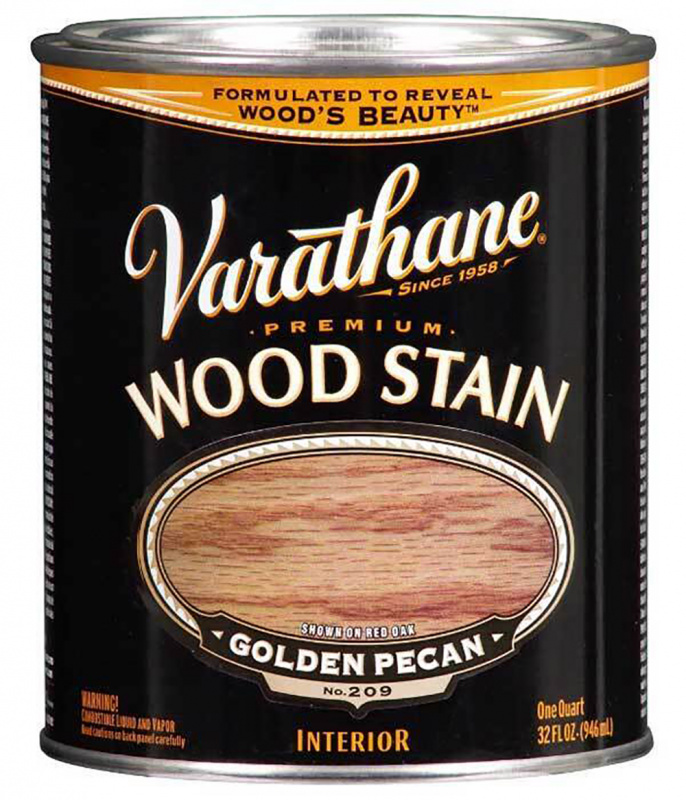 Морилка масляная Varathane Premium Dry Wood Stain Золотой орех 0,946 л.