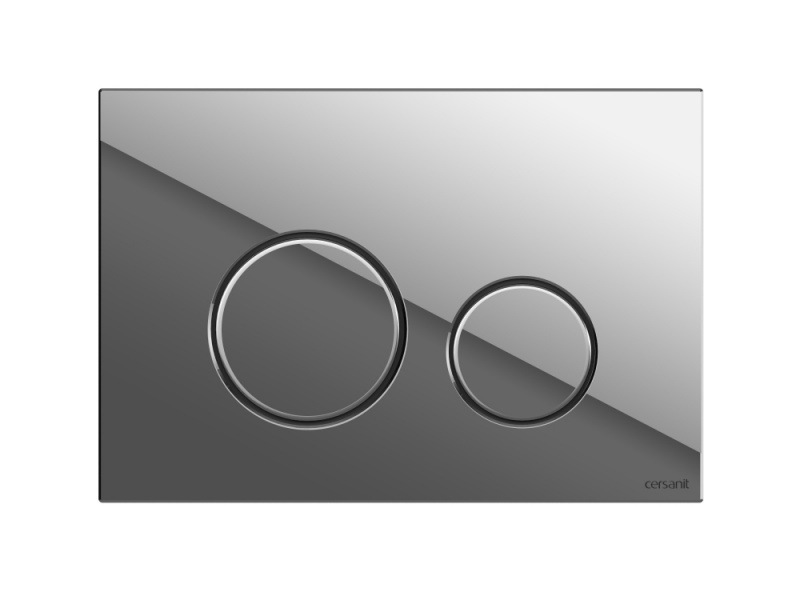 Клавиша смыва для инсталляции Cersanit Twins 63523 для LINK PRO/VECTOR/LINK/HI-TEC хром глянцевый