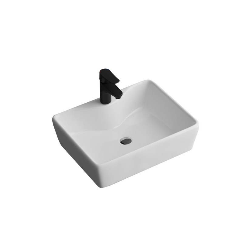 Раковина накладная Grossman GR-3017 белая, ширина 48 см