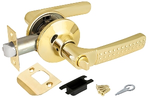 Ручка защелка 6026 PB-B (золото) фик.