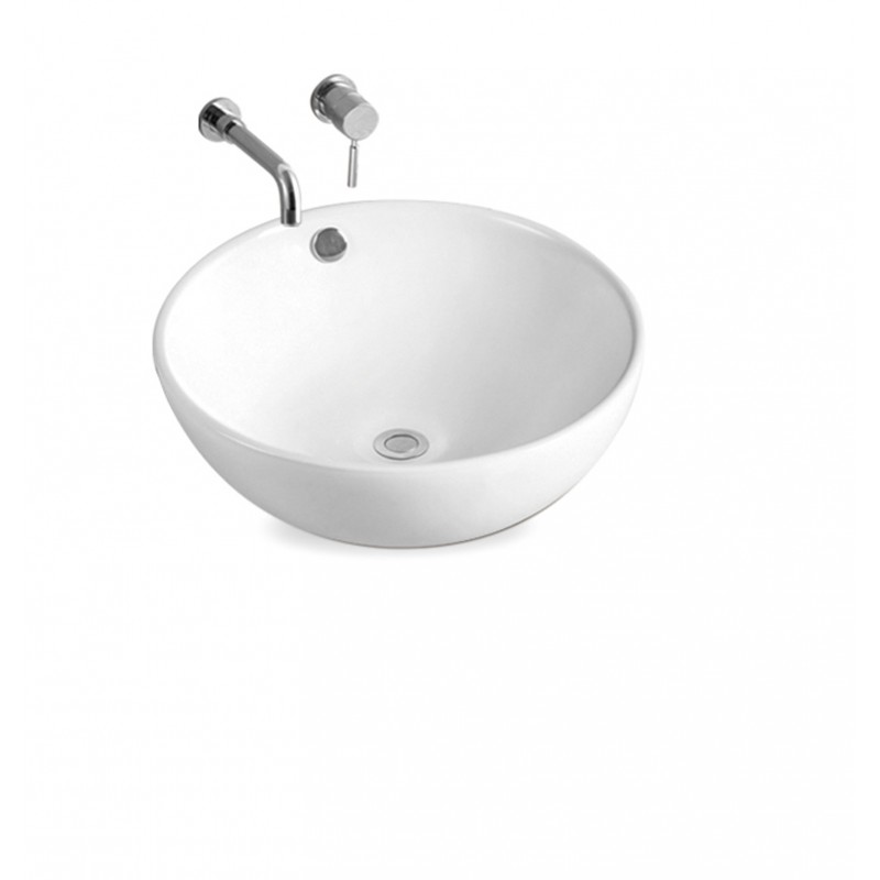 Раковина накладная Grossman GR-3014 белая, ширина 42 см