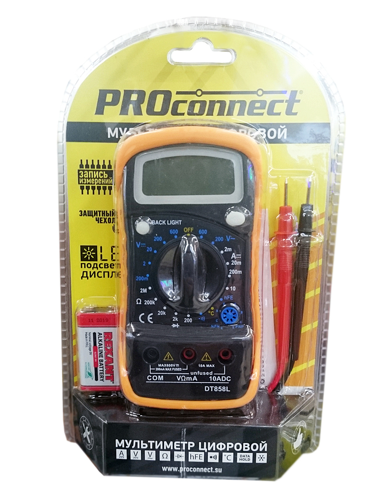 Мультиметр MAS830L ИЭК