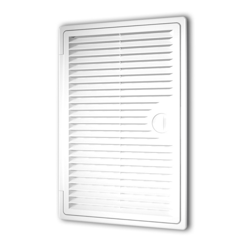 Люк пластиковый Era "Декофот" 2025ДФ вентилируемый, накладной 200х250