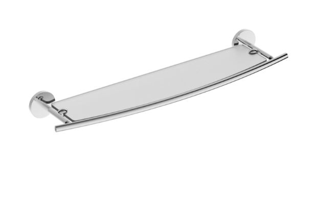 Полка настенная Rush Fiji FI18611 стекло, хром