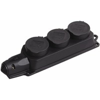 Колодка 3 гнезда IP44 (РБ33-1-0м) ОМЕГА ИЭК