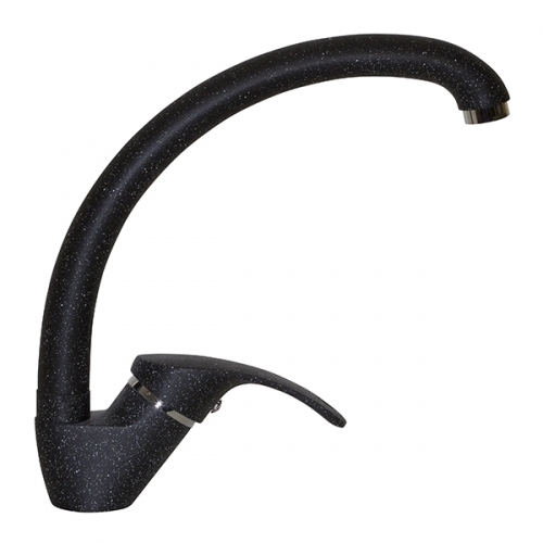 Смеситель для кухни под цветную мойку Микслайн ML-GS02 (308) 526187 чёрный