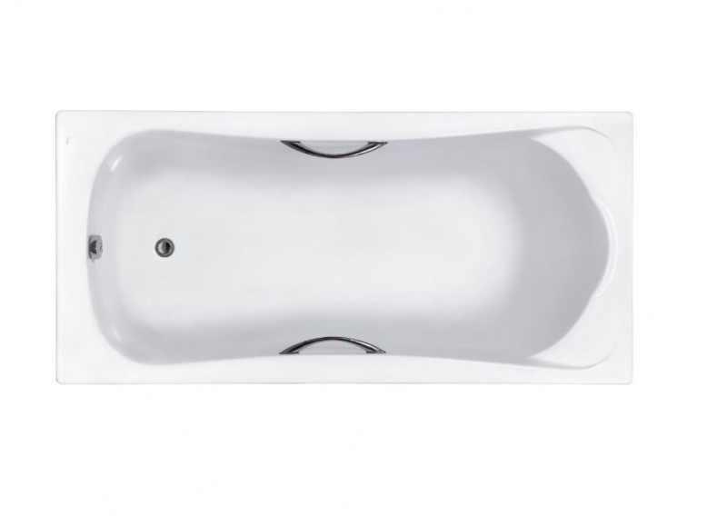Ванна акриловая Roca Becool ZRU9302852 170х80 белая, с отверстиями под ручки
